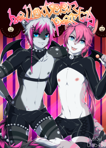 [JustSyl] – Halloween party (Hentai Yaoi)