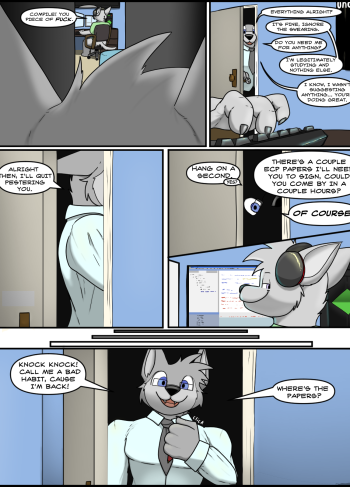 [TrashBadger] When Mom’s away… (Furry Yaoi)