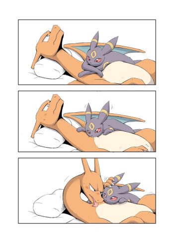 [yamatokuroko965] Charizard x Umbreon (Pokémon)