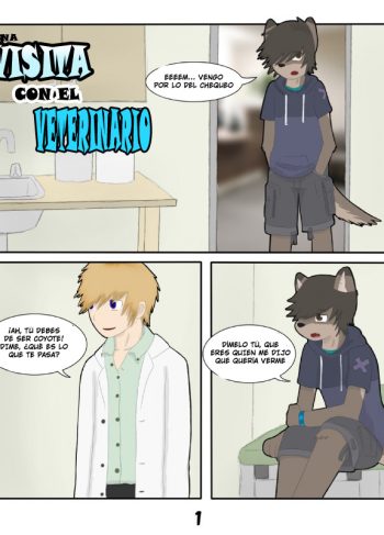 [ShotaconInfinite] A Trip to the Vet | Una Visita con el Veterinario (Hentai Yaoi)