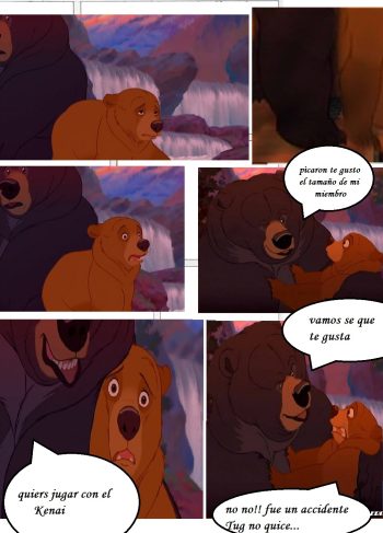 Brother Bear, Kenai x Tug (Furry Yaoi)