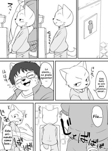 [Manmosu Marimo] Sensei to Toile de Iroiro attarra (Furry Yaoi)