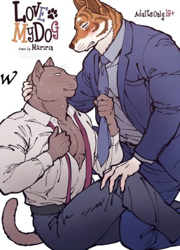 (Kemoket 7) [Kori Rouan (Maririn)] Chicken Heart Salaryman | Love My Dog (Furry Yaoi)