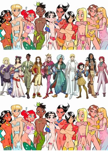 [Ripushko] Prinsesas Disney Gender Bender (Comic Porn)