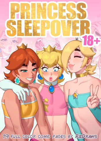 [Rizdraws] Princess Sleepover (Super Mario Bros)