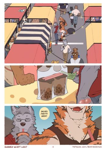 [Bonfire Demon] Summer Won’t Last (Furry Yaoi)