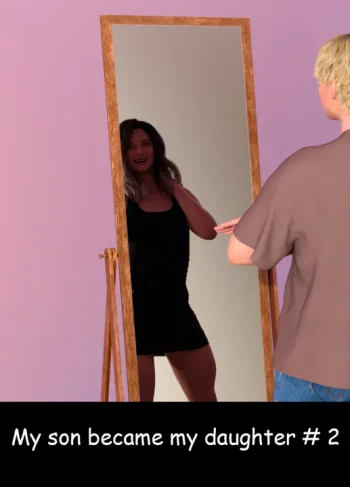 [ChocoHaze] My Son Became My Daughter #2 (3D Yaoi)