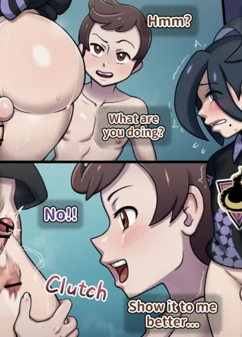 [GKBT_sanpo] Allister rubs his cock and gets his balls stimulated by the player (Pokémon)